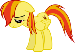 Size: 5836x4055 | Tagged: safe, artist:slb94, oc, oc only, oc:blistering blaze, absurd resolution, recolor, sad