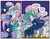 Size: 1316x1033 | Tagged: safe, artist:jay fosgitt, idw, pinkie pie, princess celestia, princess luna, alicorn, pony, friends forever #22, g4, my little pony: friends forever, spoiler:comic, cake, comic, crown, crying, cute, cutelestia, feels, female, horseshoes, hug, jewelry, lunabetes, mare, regalia, sibling love, siblings, sisterly love, sisters, winghug