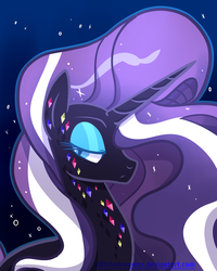Size: 2000x2500 | Tagged: safe, artist:xwhitedreamsx, nightmare rarity, g4, female, high res, portrait, solo