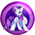 Size: 1024x1024 | Tagged: safe, artist:catavenger, rarity, g4, button, female, solo