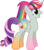 Size: 7039x8065 | Tagged: safe, artist:osipush, applejack, fluttershy, pinkie pie, rainbow dash, rarity, twilight sparkle, alicorn, pony, g4, absurd resolution, appleflaritwidashpie, female, fusion, fusion:applejack, fusion:fluttershy, fusion:pinkie pie, fusion:rainbow dash, fusion:rarity, fusion:twilight sparkle, inkscape, mane six, mare, multicolored iris, open mouth, simple background, solo, transparent background, vector, we have become one, what has magic done