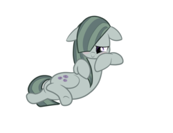 Size: 2600x2000 | Tagged: safe, artist:zigrock, marble pie, earth pony, pony, g4, blushing, female, floppy ears, high res, on side, simple background, smiling, solo, transparent background, vector