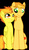 Size: 400x696 | Tagged: safe, artist:broadwayunicorn123, braeburn, spitfire, earth pony, pegasus, pony, g4, black background, female, male, mare, shipping, simple background, sitting, spitburn, stallion, straight