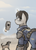 Size: 1024x1408 | Tagged: safe, artist:whitepone, pony, unicorn, fallout equestria, crossover, dogmeat, fallout, fallout 4, gun, magic, male, nate (fallout 4), ponified, sole survivor, solo, stallion, the sole survivor, v.a.t.s., weapon