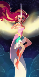 Size: 840x1653 | Tagged: safe, artist:ajvl, artist:dylanweber, edit, sunset shimmer, equestria girls, g4, my little pony equestria girls: friendship games, daydream shimmer, female, human coloration, legs, phone wallpaper, solo