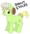 Size: 478x540 | Tagged: safe, artist:askdonutstoles, oc, oc only, oc:donut stoles, earth pony, pony, tumblr:ask donut stoles, donut, female, mare, simple background, smiling, solo, white background