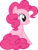 Size: 8000x10582 | Tagged: safe, artist:luckreza8, pinkie pie, earth pony, pony, g4, my little pony: friendship is magic, scare master, .svg available, absurd resolution, cute, diapinkes, female, inkscape, mare, simple background, sitting, solo, transparent background, vector