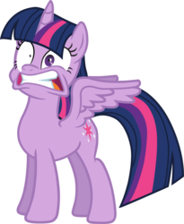 Size: 1619x1970 | Tagged: safe, artist:davidsfire, twilight sparkle, alicorn, pony, g4, female, mare, scared, simple background, solo, spread wings, transparent background, twilight sparkle (alicorn), vector, wide eyes