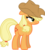 Size: 1735x1944 | Tagged: safe, artist:davidsfire, applejack, g4, female, simple background, solo, transparent background, unamused, vector