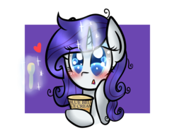 Size: 1600x1200 | Tagged: dead source, safe, artist:artypaints, rarity, pony, unicorn, g4, female, ice cream, solo