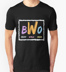 Size: 900x975 | Tagged: safe, artist:lordfortune, human, bwo, clothes, irl, irl human, nwo, parody, photo, redbubble, t-shirt, wcw, wrestling, wwe