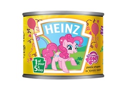 Size: 486x356 | Tagged: safe, pinkie pie, g4, food merchandise, heinz, pasta