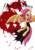 Size: 1154x1632 | Tagged: dead source, safe, artist:jeki, fluttershy, bat pony, pony, g4, scare master, apple, blood, female, flutterbat, solo