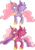 Size: 844x1192 | Tagged: safe, artist:colossalstinker, cheerilee (g3), g3, g4, cheericorn, g3 to g4, generation leap, palette swap
