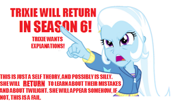 Size: 566x342 | Tagged: safe, trixie, equestria girls, g4, no second prances, season 6, to where and back again, broken english, grammar error, hilarious in hindsight, it happened, season 6 prediction, theory