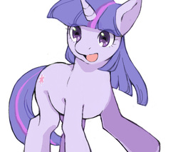 Size: 600x510 | Tagged: safe, artist:hiza take, twilight sparkle, g4, female, open mouth, pixiv, simple background, solo, white background