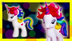 Size: 1920x1080 | Tagged: safe, g4, customized toy, cute, inside out, pixar, ponified, rainbow unicorn