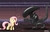 Size: 1000x647 | Tagged: safe, artist:empyu, fluttershy, pegasus, pony, xenomorph, g4, alien (franchise), crossover, duo, the stare