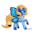 Size: 175x175 | Tagged: safe, artist:fadedsketch, oc, oc only, oc:blue peleide, butterfly, butterfly pony, original species, eyes closed, pixel art, raised hoof, simple background, solo, transparent background