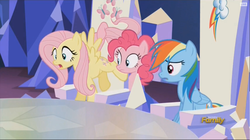 Size: 1960x1096 | Tagged: safe, screencap, fluttershy, pinkie pie, rainbow dash, g4, what about discord?