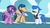 Size: 3654x2058 | Tagged: dead source, safe, alternate version, artist:xebck, aria blaze, indigo zap, nightshade, pegasus, pony, equestria girls, g4, my little pony equestria girls: friendship games, academy, alternate universe, badge, crystal prep shadowbolts, ear piercing, equestria girls ponified, eyes closed, goggles, high res, pegasus aria blaze, pegasus indigo zap, piercing, ponified, role reversal, shadowbolts, sunglasses, whistle, whistle necklace, wonderbolts headquarters