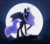 Size: 1500x1308 | Tagged: dead source, safe, artist:kawaiidogarts, nightmare moon, alicorn, pony, the moon rises, g4, alternate design, bat wings, canterlot, crown, ethereal mane, female, full moon, glowing horn, hoof fluff, hoof shoes, horn, jewelry, looking at you, majestic, mare, moon, night, night sky, raised hoof, regalia, rock, signature, sky, slit pupils, smiling, solo, spread wings, standing, starry mane, starry night, starry tail, stars, wings