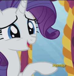 Size: 1041x1080 | Tagged: safe, screencap, rarity, g4, what about discord?, animated, discovery family logo, female, hoofy-kicks, loop, smile and wave, waving
