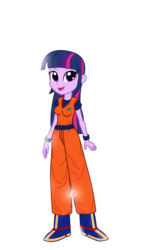 Size: 692x1153 | Tagged: safe, artist:gonzalossj3, twilight sparkle, equestria girls, g4, dragon ball, dragon ball z, son goku