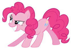 Size: 10200x7000 | Tagged: safe, artist:tardifice, pinkie pie, castle sweet castle, g4, absurd resolution, female, make this castle a home, photoshop, simple background, solo, transparent background, vector