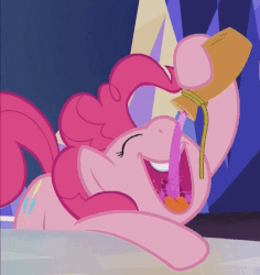 Size: 789x836 | Tagged: safe, screencap, pinkie pie, earth pony, pony, g4, season 5, what about discord?, animated, cute, diapinkes, drinking, female, gif, hoof hold, loop, mare, potion, solo