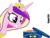 Size: 1400x1070 | Tagged: safe, artist:roger334, princess cadance, g4, angry, butter cookies, disappointed, female, grin, needle, ponyscape, scissors, simple background, solo, thread, transparent background, vector