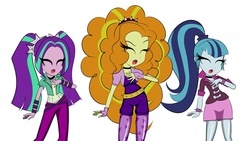 Size: 1500x844 | Tagged: artist needed, safe, adagio dazzle, aria blaze, sonata dusk, equestria girls, g4, in progress?, incomplete, meh