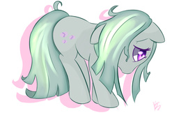 Size: 1488x963 | Tagged: safe, artist:kawaiipony2, marble pie, earth pony, pony, g4, hearthbreakers, cute, female, floppy ears, hair over one eye, lidded eyes, looking away, looking down, marblebetes, mare, shy, simple background, solo, white background