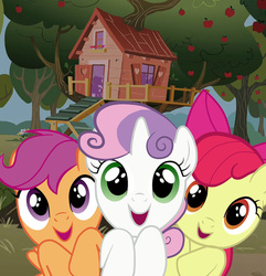 Size: 716x744 | Tagged: safe, apple bloom, scootaloo, sweetie belle, g4, official, cutie mark crusaders, game, hasbro, quiz game
