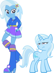 Size: 1024x1400 | Tagged: safe, artist:quanxaro, part of a set, trixie, human, equestria girls, g4, human ponidox, palette swap, simple background, transparent background, vector