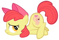 Size: 1000x668 | Tagged: safe, apple bloom, call of the cutie, g4, cute, cutie mark, disappointed, pinkie cooper, sad