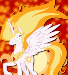 Size: 833x919 | Tagged: safe, nightmare star, princess celestia, g4, female, solo