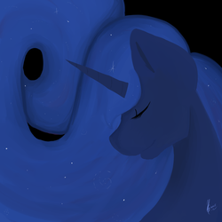 Size: 2000x2000 | Tagged: safe, artist:minecraftgirl58, princess luna, g4, female, high res, portrait, solo