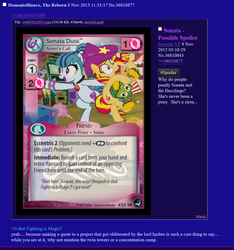 Size: 996x1064 | Tagged: safe, sonata dusk, sunset shimmer, zecora, pony, zebra, fighting is magic, g4, arcade, ccg, ponified, ponychan