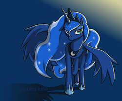 Size: 1507x1245 | Tagged: safe, artist:enola, princess luna, g4, female, solo