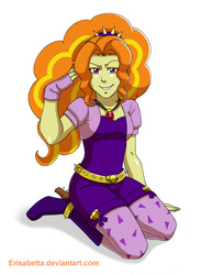 Size: 773x1057 | Tagged: safe, artist:erisabetta, adagio dazzle, equestria girls, g4, female, signature, solo