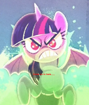 Size: 550x652 | Tagged: safe, twilight sparkle, alicorn, pony, g4, what about discord?, female, homestar runner, mare, this will end in jibblies, twilight sparkle (alicorn)