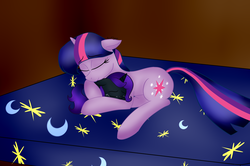 Size: 3684x2448 | Tagged: safe, artist:avaflynn, twilight sparkle, oc, oc:nyx, fanfic:past sins, g4, crying, high res, mama twilight, snuggling