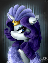 Size: 1400x1800 | Tagged: safe, artist:monnarcha, rarity, pony, g4, female, solo