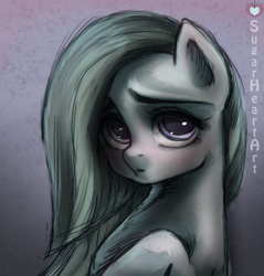 Size: 778x815 | Tagged: safe, artist:sugarheartart, marble pie, earth pony, pony, g4, female, solo