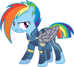 Size: 9000x8179 | Tagged: safe, artist:korsoo, rainbow dash, g4, the cutie re-mark, absurd resolution, alternate timeline, amputee, apocalypse dash, augmented, badass, crystal war timeline, female, inkscape, prosthetic limb, prosthetic wing, prosthetics, scar, simple background, solo, torn ear, transparent background, vector