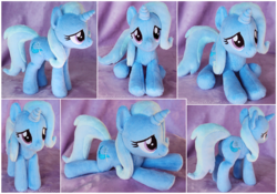 Size: 1836x1284 | Tagged: safe, artist:buttercupbabyppg, trixie, pony, unicorn, g4, beanie (plushie), cute, female, irl, mare, photo, plushie, solo