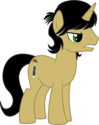 Size: 3933x5000 | Tagged: safe, artist:scarlett-letter, oc, oc only, oc:satiric write, pony, unicorn, absurd resolution, male, simple background, stallion, transparent background, vector