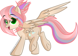 Size: 2062x1503 | Tagged: safe, artist:xwhitedreamsx, oc, oc only, oc:sweet skies, pegasus, pony, female, mare, simple background, solo, transparent background