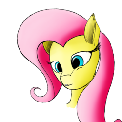Size: 1701x1701 | Tagged: safe, artist:ritorical, fluttershy, g4, female, portrait, solo